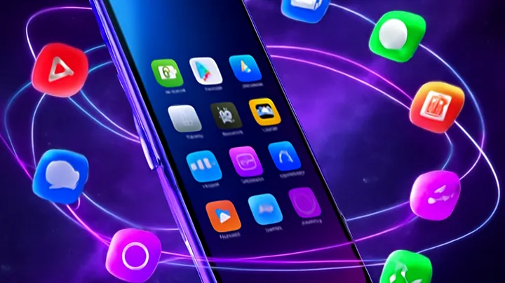 JILIOKADA COM Sleek smartphone floating in space